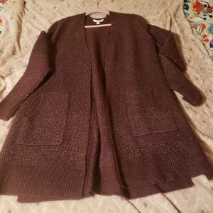 Dark purple cardigan